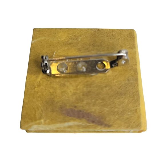 🌼 3/$15 Adorable Handmade Yellow Positive Quote Floral Daisy Pinback Brooch - Picture 2 of 7